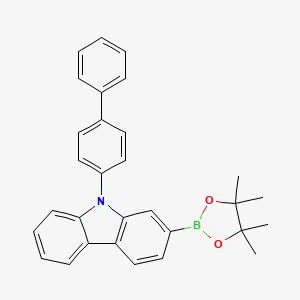 9 - ([1,1'-biphenil] -4-yl) -2- (4,4,5,5-tetrametil-1,3,2-dioxaborolan-2-yl) -9h-karbazol 丨 CAS 1427213-44-2